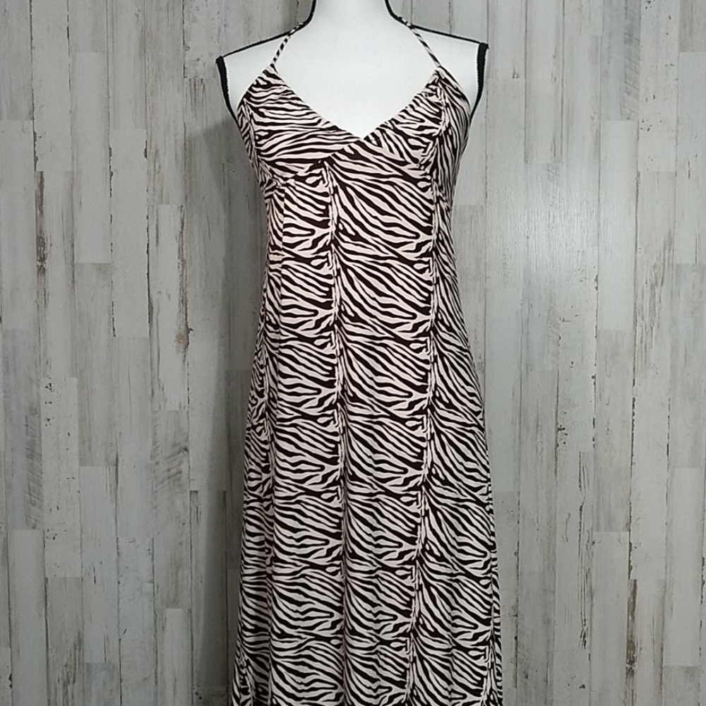 Alyn Paige Animal Print Maxi Dress